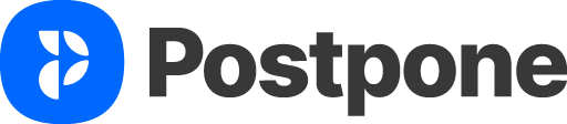 Postpone logo